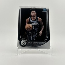 2025-26 Bowman Basketball CHROME BCV-151 Noah Clowney, Brooklyn Nets