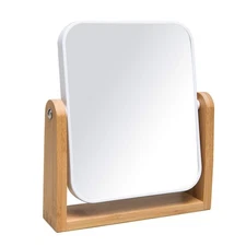 Vanity Makeup Mirror with Natural Stand, 8 Inch Double Sided 360 Degree Swive...