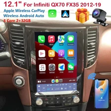 12.1" Car Stereo Radio Head Unit GPS For Infiniti Fx25 Fx35 Fx37 Qx70 2009-2016