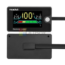 Digital Battery Capacity Monitor 8-100V Battery Meter Percentage Voltage Tester