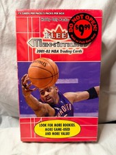 2001-02 Fleer Maximum Basketball NBA Sealed Box (5) Hobby Packs