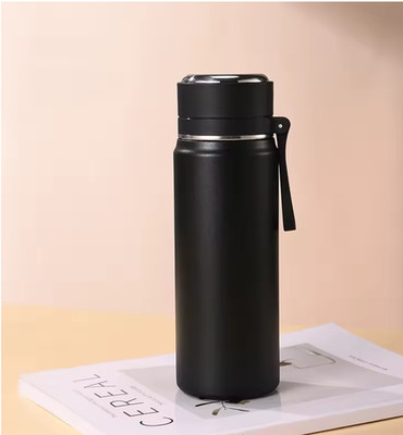 600ML  Black Stainless Steel Thermal Water Bottle Keep Cold and Hot   Coffee/Tea