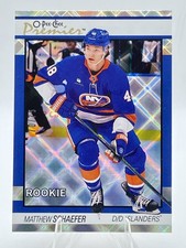 2025-26 UD O-Pee-Chee Premier Diamond Foil SSP Matthew Schaefer Islanders P-92