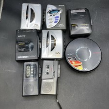 Lot Of 8 Sony Walkmans And Voice Recorders Parts Or Repair Only
