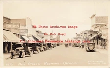 OR, Redmond, Oregon, RPPC, Main Street, Business Area, Markans Photo