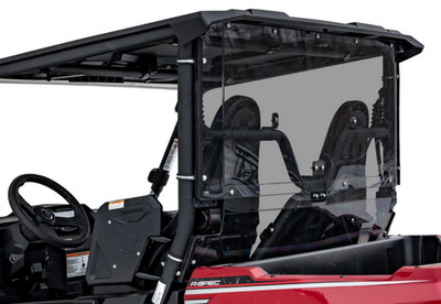 SuperATV Heckscheibe Polycarbonat Yamaha Wolverine UTV, Windschild
