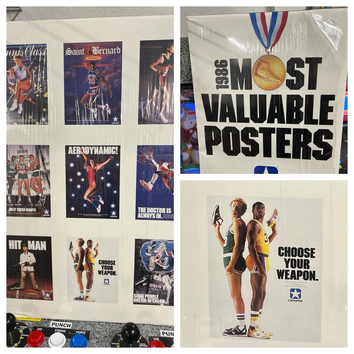 Affiche Vintage Magic Johnson – Poster Collection Basket NBA – Ancienne