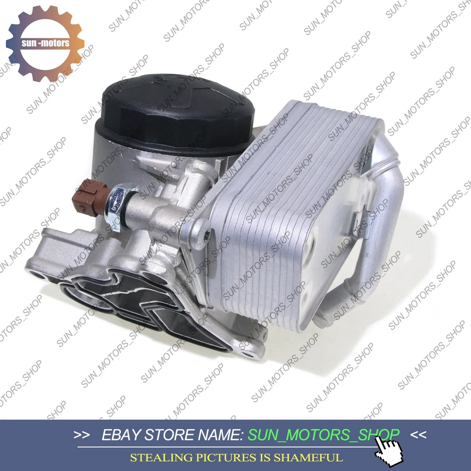 Engine Oil Cooler Filter Housing Assembly Fits 128i 328i 335i 528i 530xi X3 Z4 - Image 4 of 4