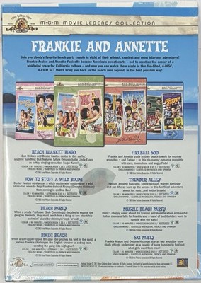 The Frankie and Annette Collection (DVD, 2007, 4-Disc Set) for The Frankie and Annette Collection (DVD, 2007, 4-Disc Set) for