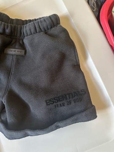 Fear of God Essentials Sweat Shorts Boys Size 8 Casual Cotton Drawstring - Picture 2 of 6