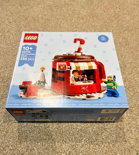 LEGO Hot Chocolate Stand 40776 Limited Edition Complete Set 256 Pieces 10+