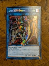 Xtra HERO Infernal Devicer Secret Rare BLC1-EN009 Near Mint Limited Ed Yu-Gi-Oh!