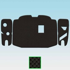 Tappetini isolanti per Volvo 480 S ES GT Turbo cofano 15 mm isolamento goffrato