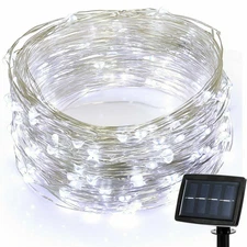Outdoor Solar String Lights LED Waterproof Copper Wire Xmas Garden Party Decor