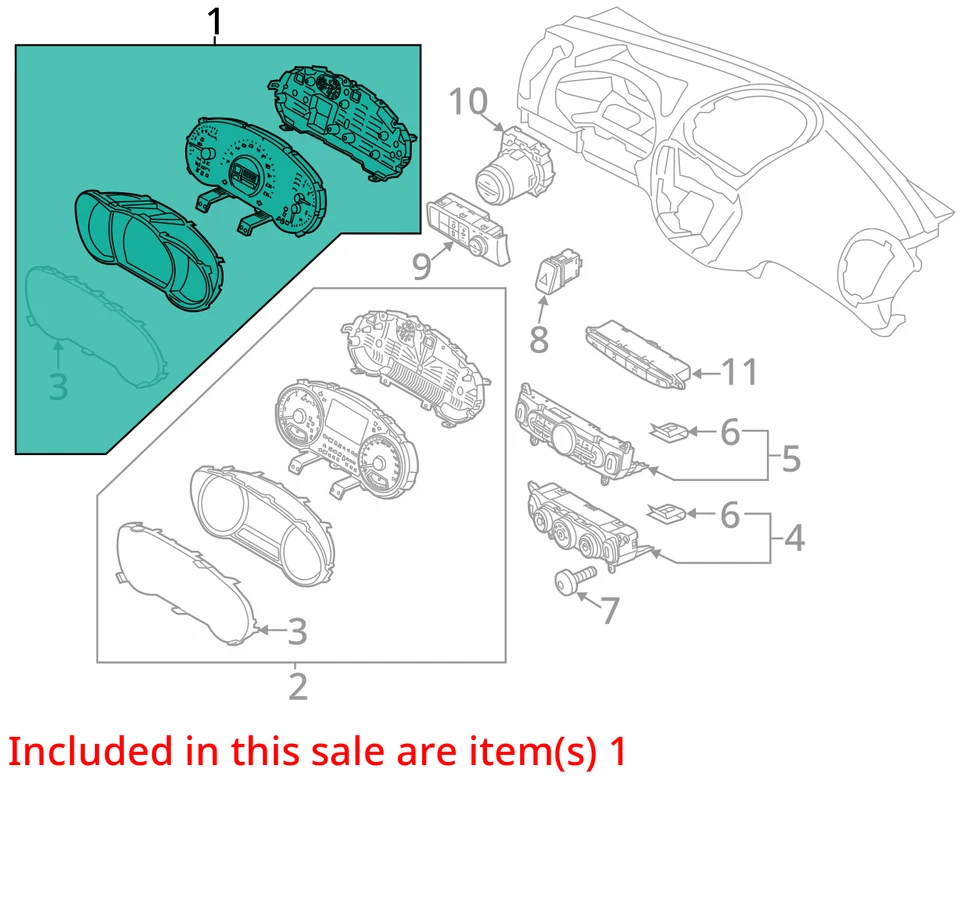 Cuadro de instrumentos velocímetro Kia Soul 2014-2015 indicadores DDCGY Foto 3 de 4