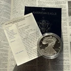 1996 American Silver Eagle Proof with Box & COA 🇺🇸