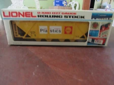 LIONEL O SCALE #6-6107 SHELL CHEMICAL HOPPER - NIB