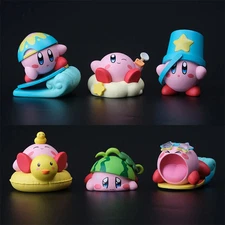 Kirby Star Anime Figures 6-Pcs Set Cute PVC Cartoon Action Figure Toy Gift (74 c