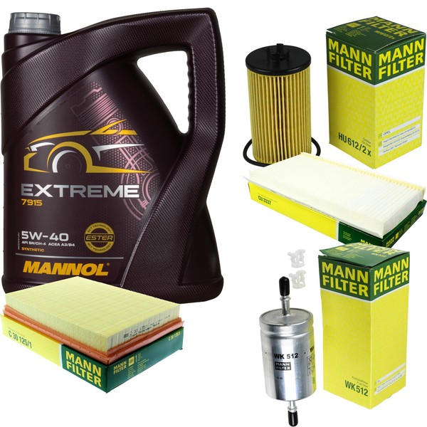 Inspektionspaket 5L Mannol Extreme 5W-40 FüR Opel Corsa C 1.2 Twinport 1.0 1.4-image