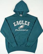 Vintage 1996 Philadelphia Eagles Green Hoodie Mens XL NFL Pullover Lee Sport USA