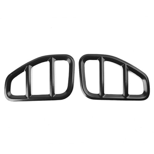 For 2015-2016 Jeep Renegade 4x Iron Taillight Tail Lamp Cover Trim Frame Black - Picture 8 of 11