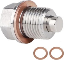 Oil Drain Plug (M16 x 1.5 MM) Stainless Steel Magnetic Oil Drain Plug with Neody