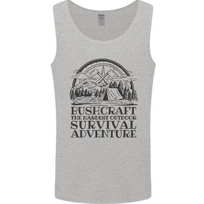 Bushcraft Outdoor Survival Abenteuer Herrenweste Tanktop