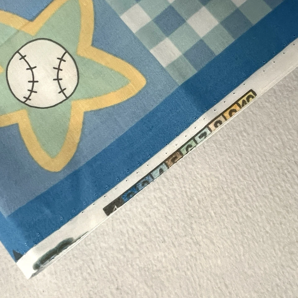 Precious Moments 2005 All Star Baseball 35x45 Quilt Wall Hanging Fabric Panel - Image 2 of 4