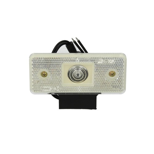1X OUTLINE MARKER LIGHTS L/R SHAPE: RECTANGULAR WHITE 12/24V 88P NEW OE ...
