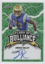 2020 Leaf Flash Flash of Brilliance Green 7/20 Joshua Kelley #FB-JK2 Auto 4z8
