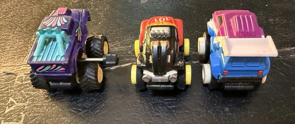 Micro Machines Stunt Maniacs Baja Beetle Chevy Van - Crankers 56’ Ford Pick Up - Image 3 of 4