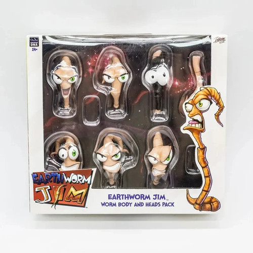 Original Earthworm Jim 2.0 Pdna 1/12 Psy Crow Bob The Killer Actionfigur Worm - Bild 26 von 27