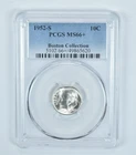 1952-S Roosevelt Dime Boston Collection MS66+ PCGS Blue Label *0382