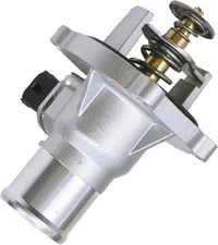 Engine Coolant Thermostat Housing Assembly Compatible with 2009-2011 96984104