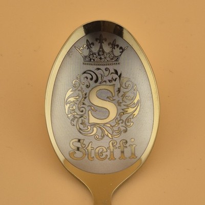 Geschenkidee Teelöffel Geschenk Steffi Buchstabe S
