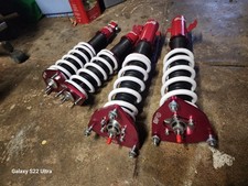 4 x Coilover Struts For Subaru Forester SH 2009-2012 24click Adjustable damper