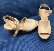 Coach Harla Wedge Sandals, 7.5 US