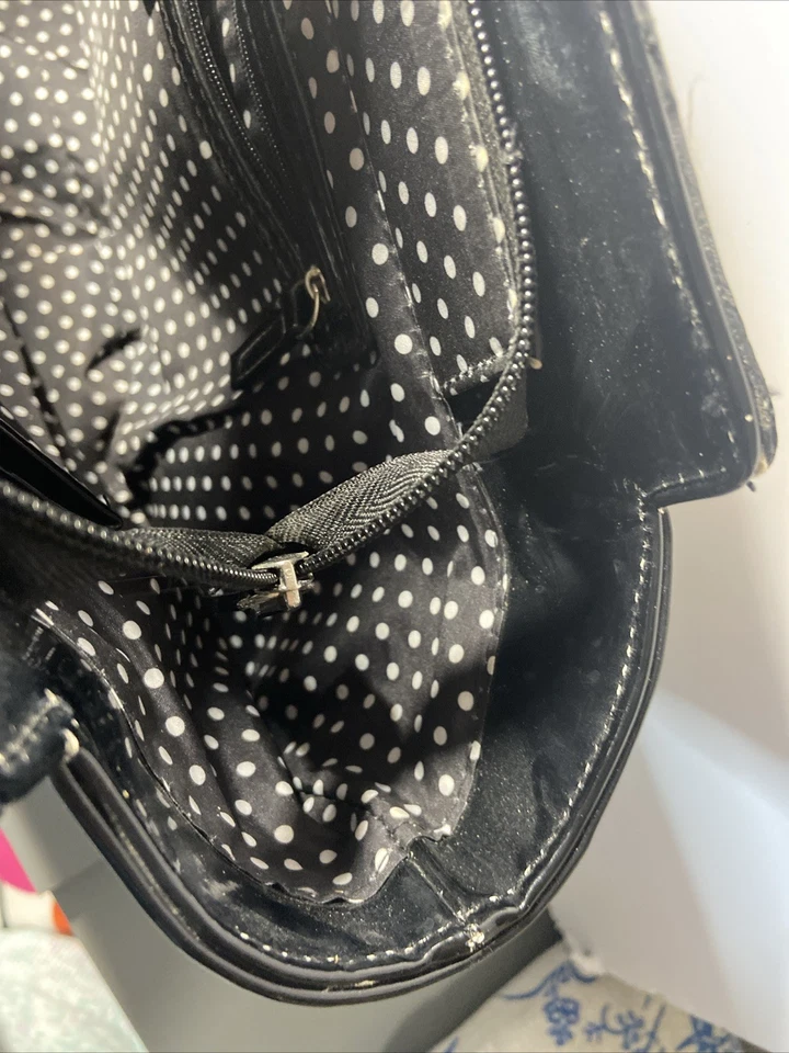 Lulu Guinness Women's Black And White Handbag - Image 4 of 4