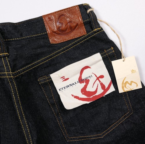 NEW Eternal Kurashiki Japan Indigo Selvedge Denim Jeans Men's 31 x 35 #811 Raw - Picture 5 of 12