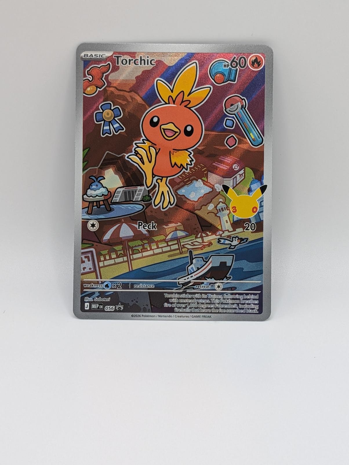 Torchic 056 First Partner Collection 2026 Holo NM