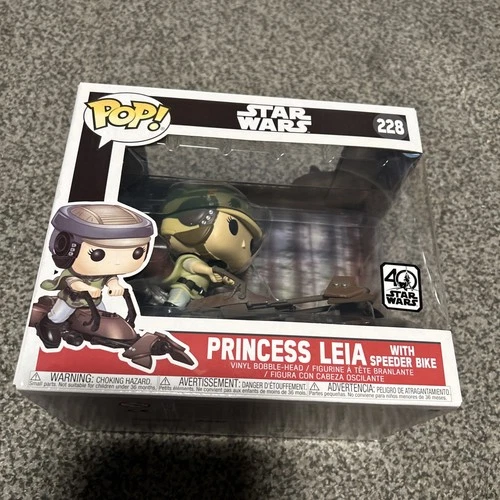 Funko Multiple: Star Wars - Princess Leia with Speeder Bike #228