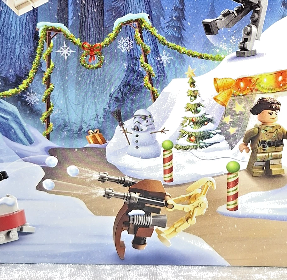 LEGO Star Wars Advent Calendar #75366 24 Gifts Ewok 2023 Retired New Sealed - Image 4 of 4
