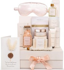 Spa Bath Gift Set for Her - Cruelty-Free Pamper Hamper for Sensitive Skin