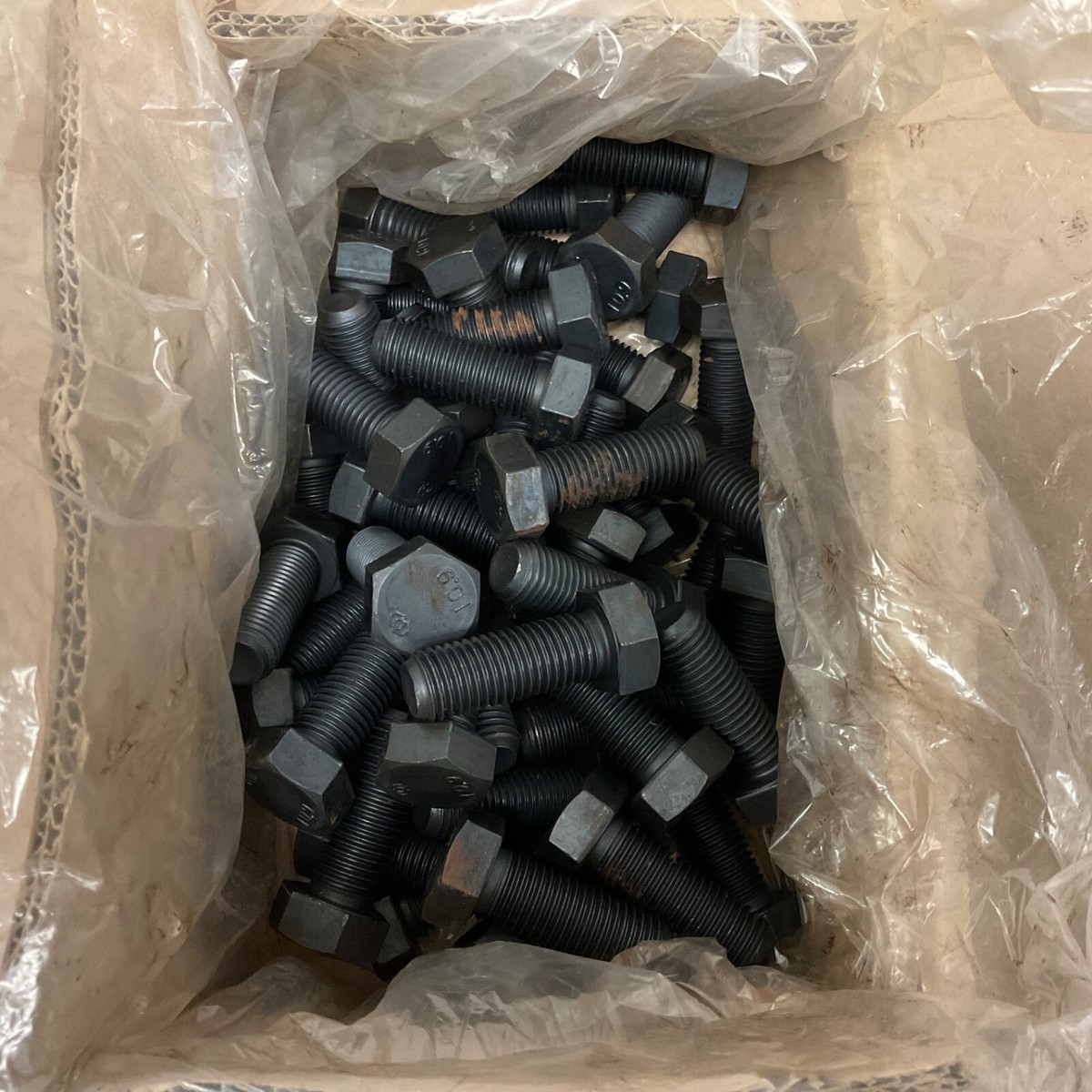 LOT OF 50 M20X2.5 Bolts 55mm LONG, GRADE 10.9, LARGE 30MM