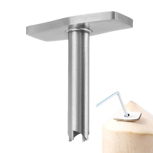 1PCS Coconut Opener Tool Stainless Steel Manual Durable Useful Drill Gadget - Picture 8 of 12
