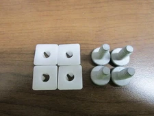 GM Chevrolet Car Truck License Plate Kit 8 Piece License 4x Screws 4x Nylon Clip