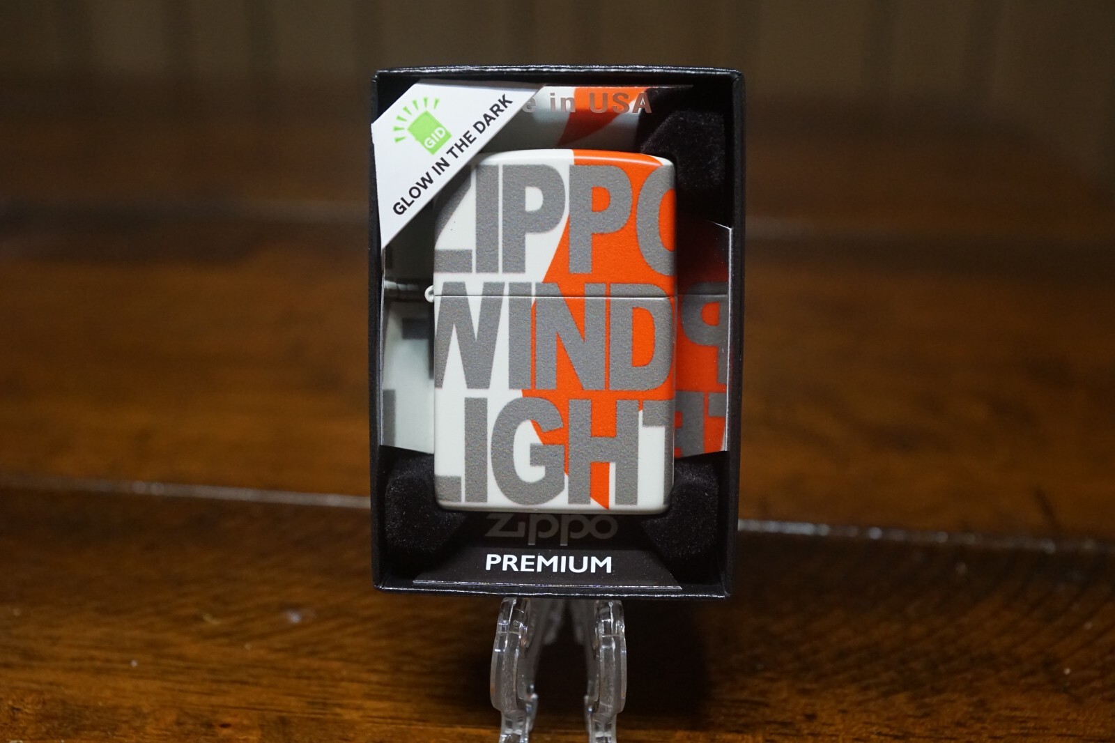 S Flame Logo 540 Design Glow In The Dark Zippo Lighter