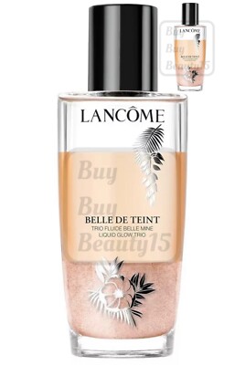 LANCOME Belle de Teint Liquid Glow Trio Elixir (01 GLOW VANILLE ) NEW WITH BOX
