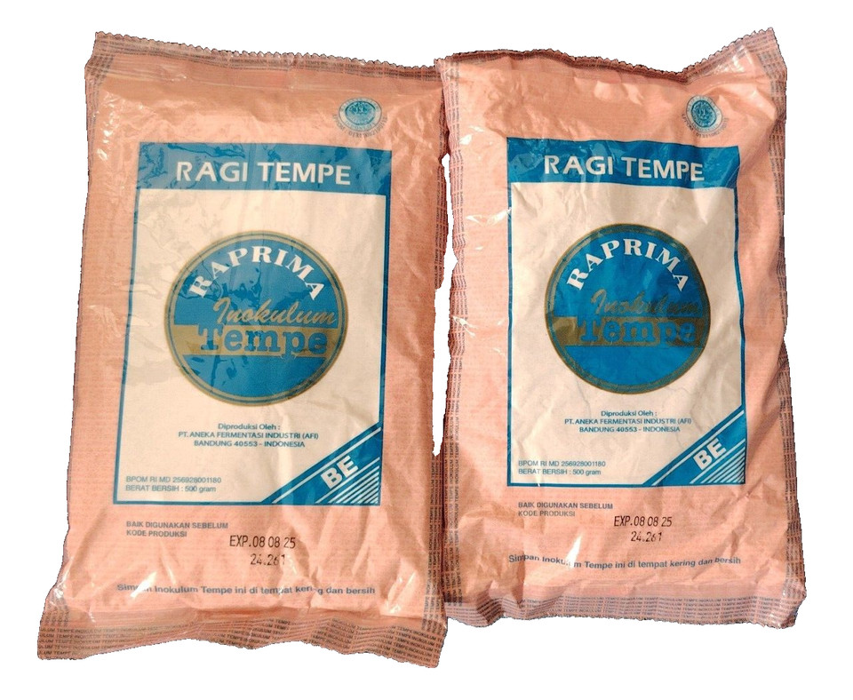500g  RAPRIMA TEMPEH STARTER YEAST RAGI TEMPE INOCULUM STARTER