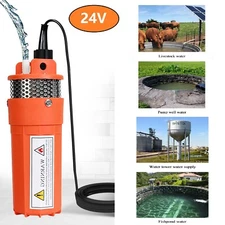 24Volt Solar Deep Well Water Pump Submersible Water Pump Pond Irrigation Farm